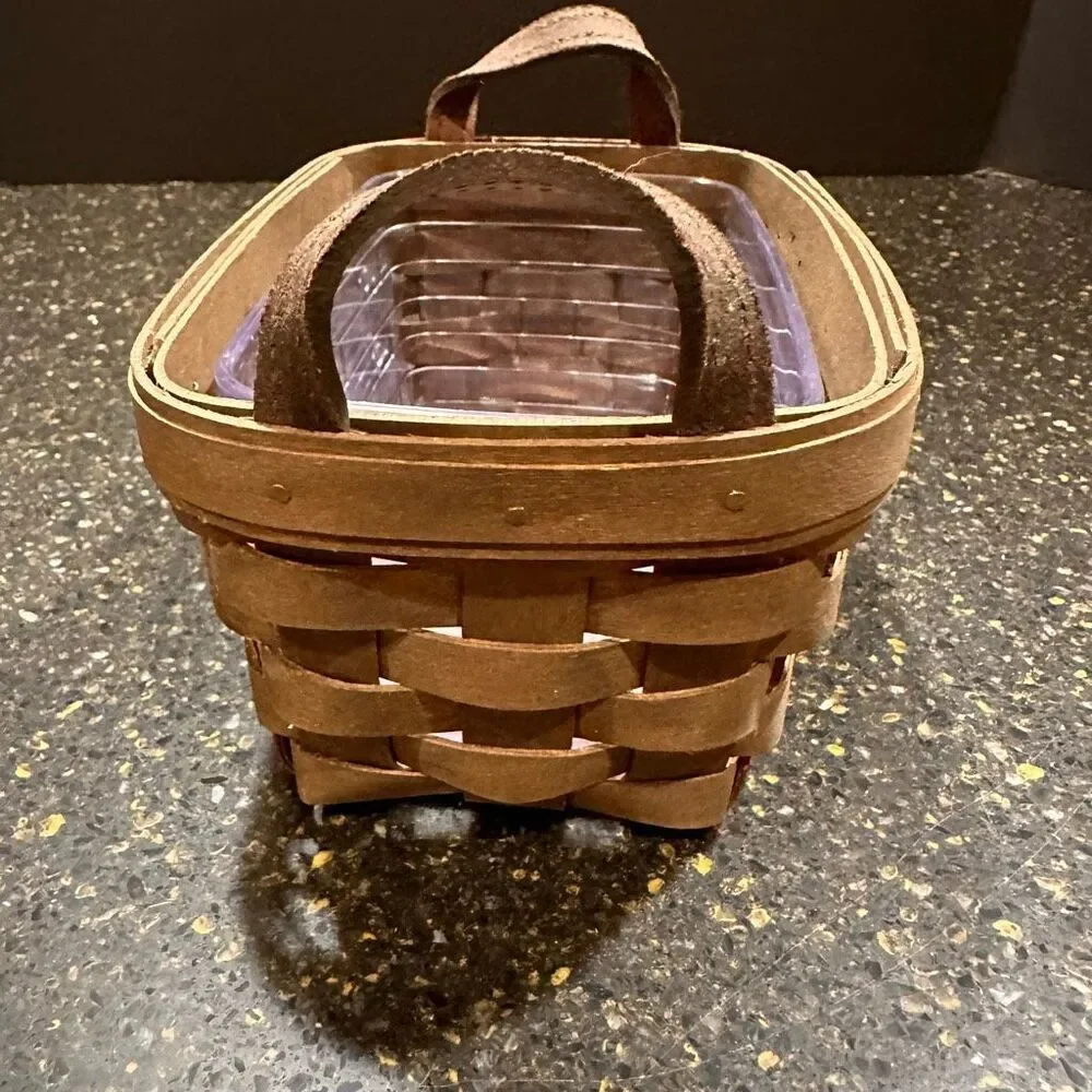 Longaberger Tea Basket with Protector